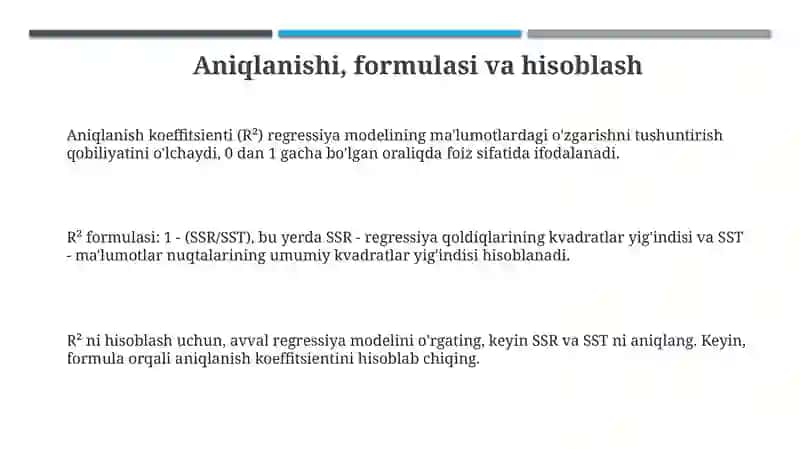 Detirmenatsiyakoeffsinti 3