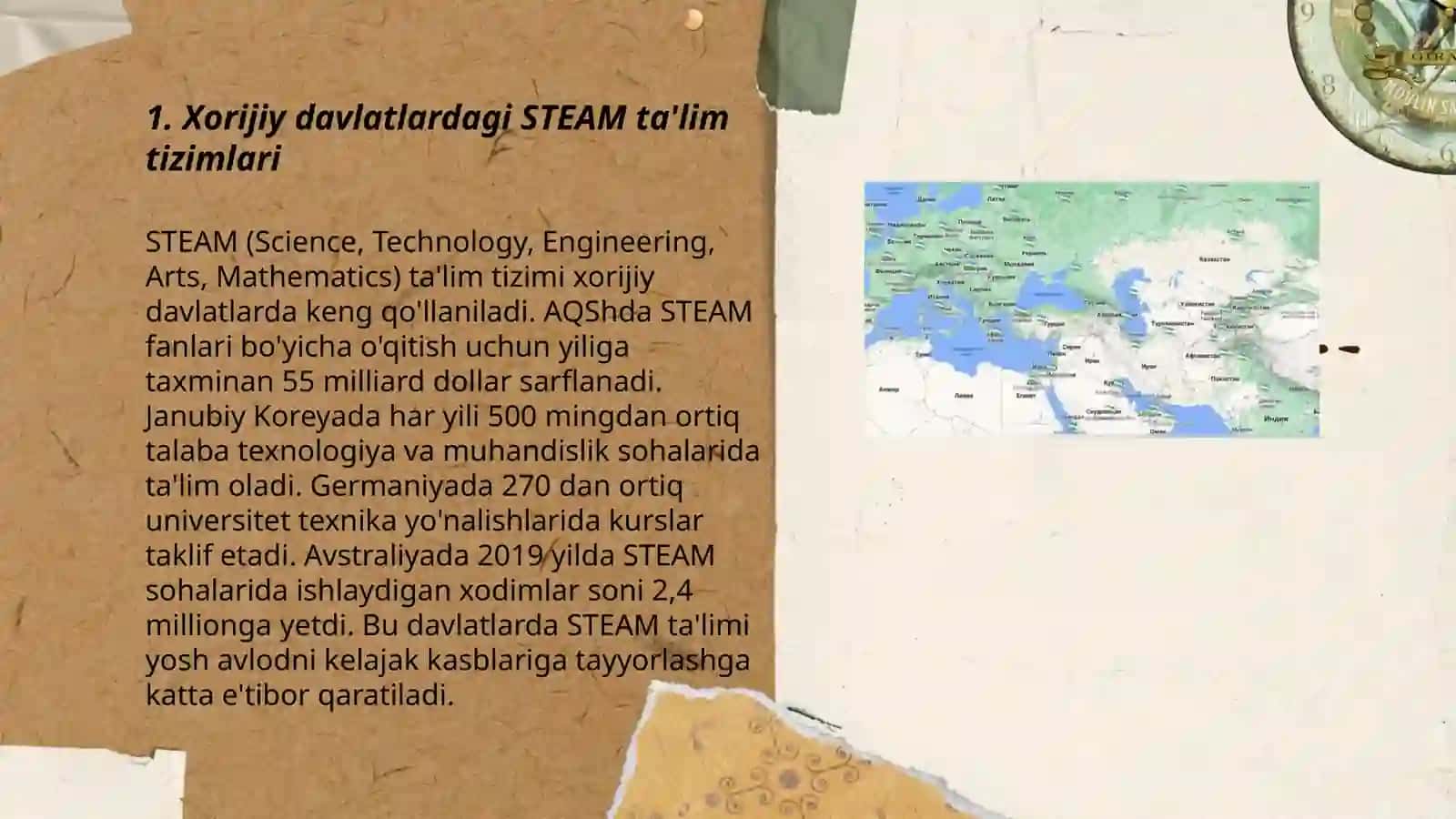 Xorijiy davlatlarda STEAM 3