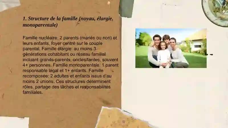 Les famille et les relations familiales 3