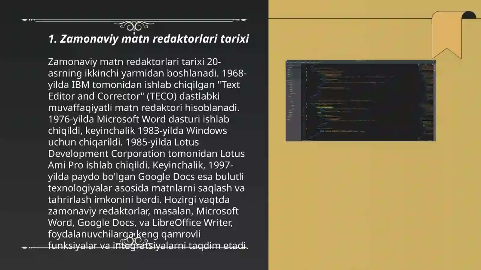 Zamonaviy matn redaktorlari 3