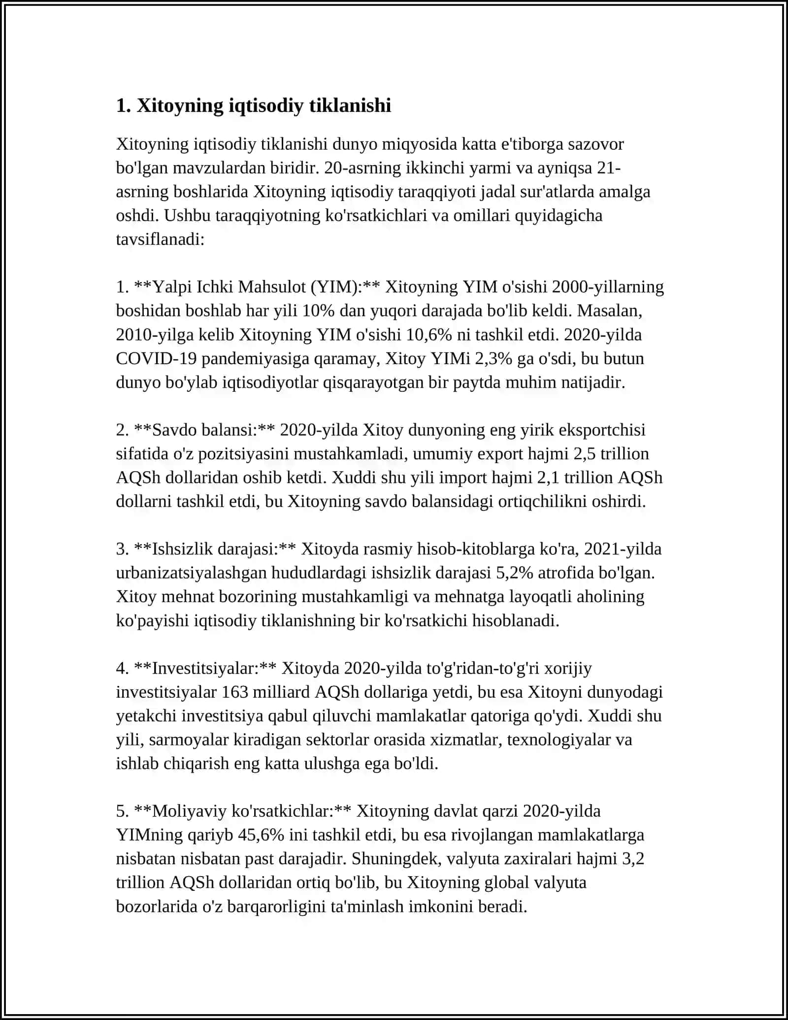 Xitoyning iqtisodiy tiklanishi 3