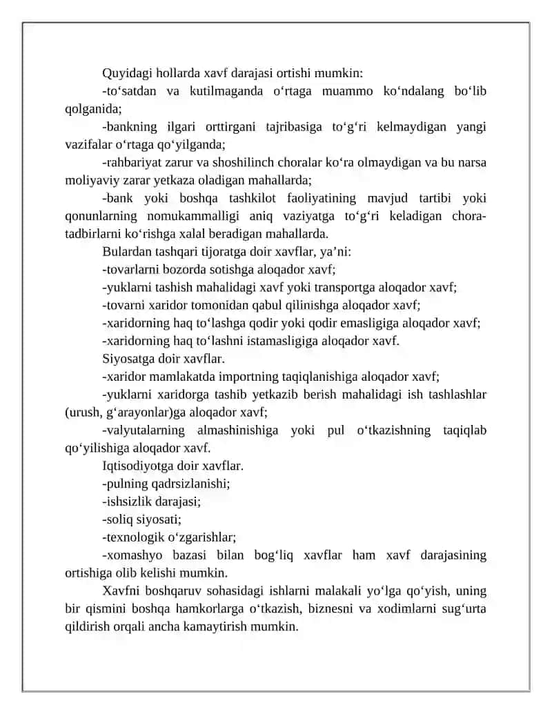 Tavakkalchilik va xavf turlari 3