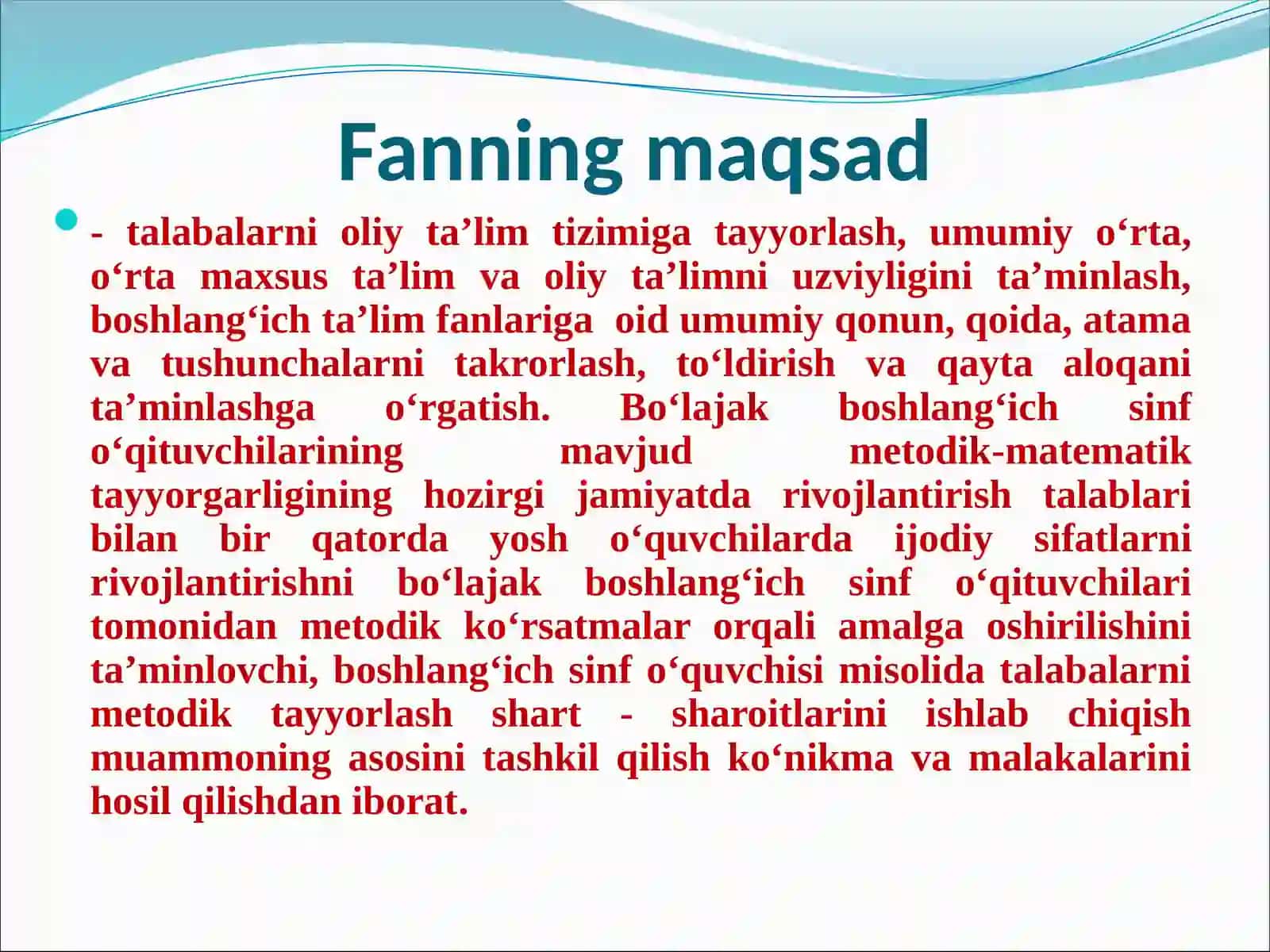 Mutaxassislikka Kirish Fan Sifatida 3