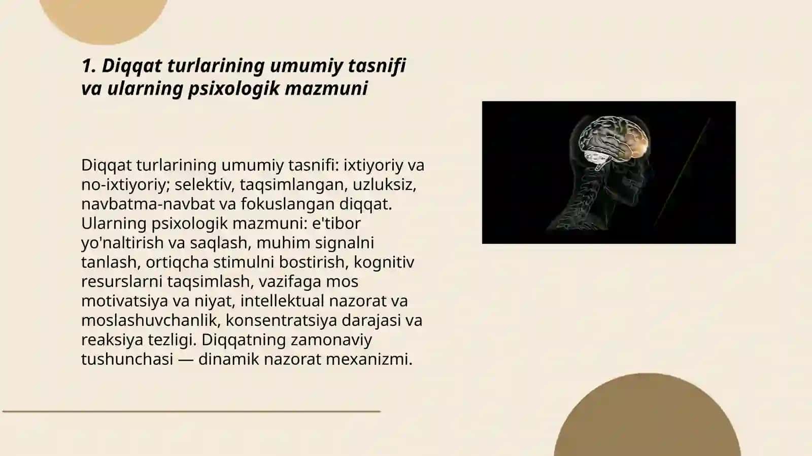 Diqqat turlari va uning psixologik mazmuni 3
