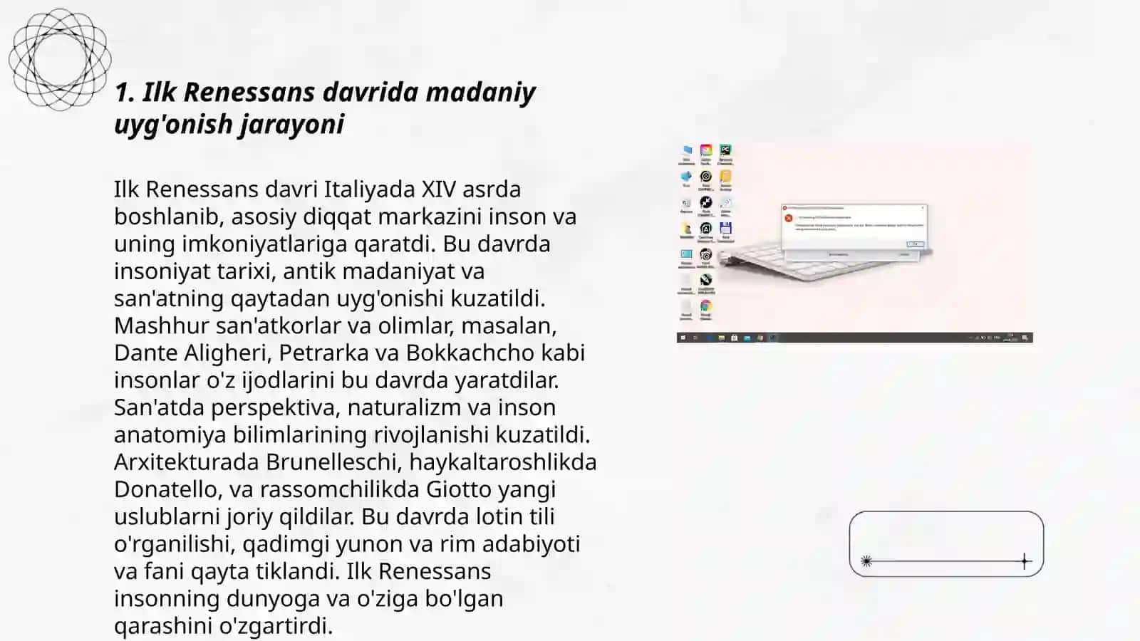 Renessans madaniy uyg'onishi 3