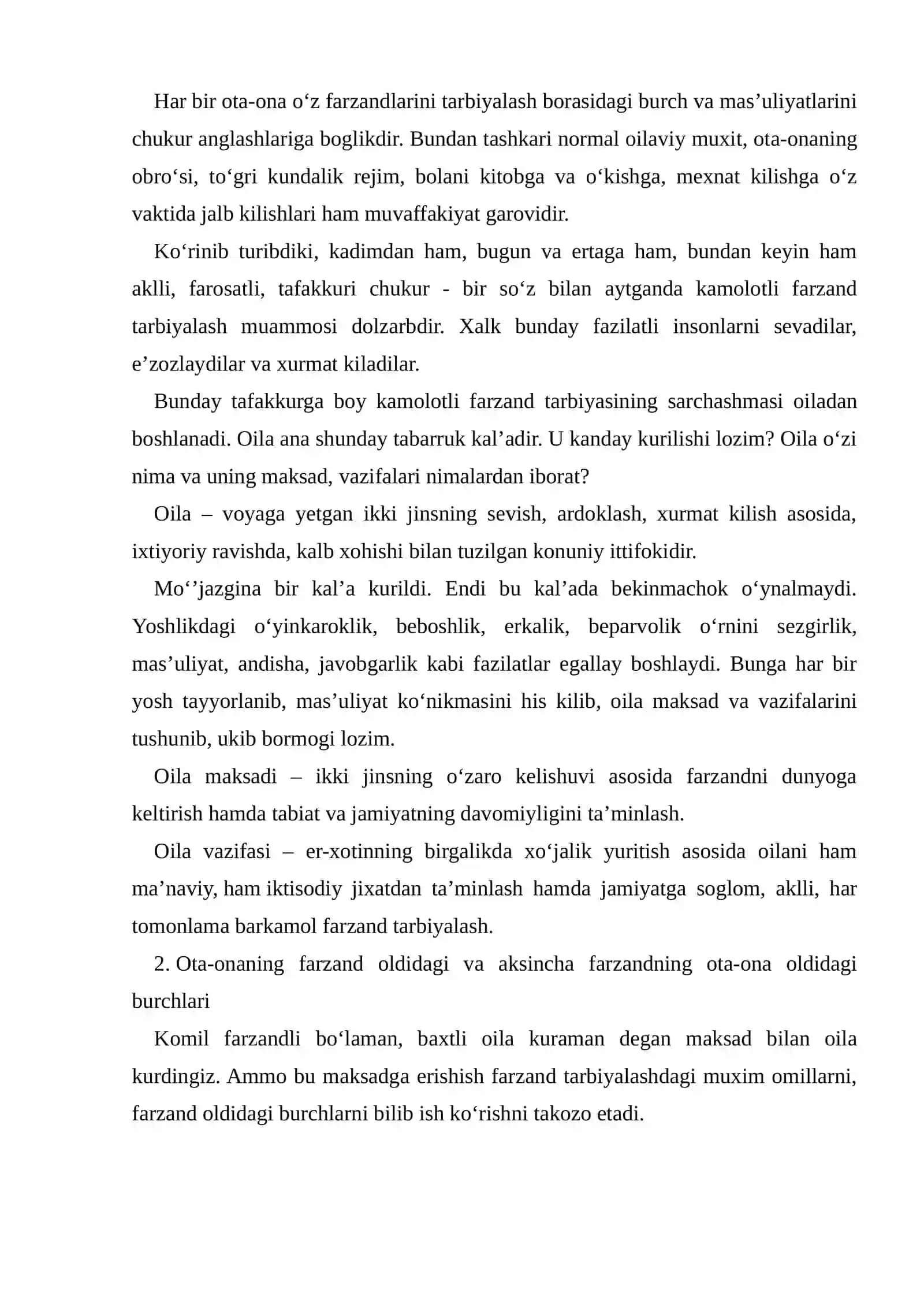 Oilada tarbiya asoslari 3
