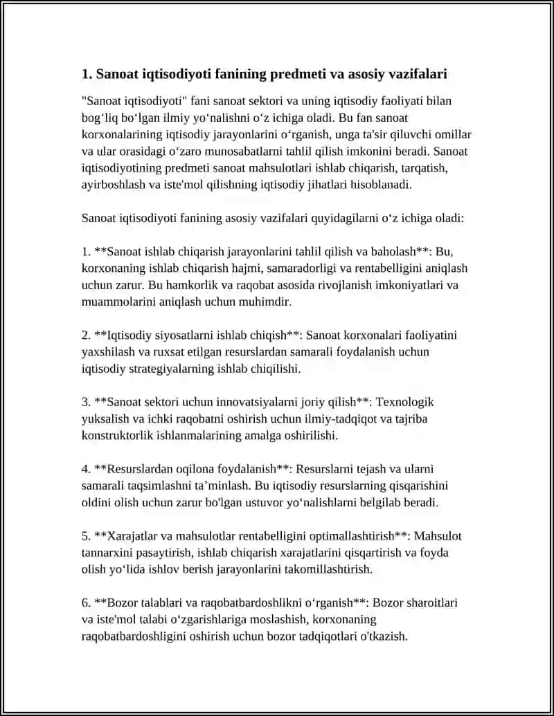 Sanoat iqtisodiyoti 3