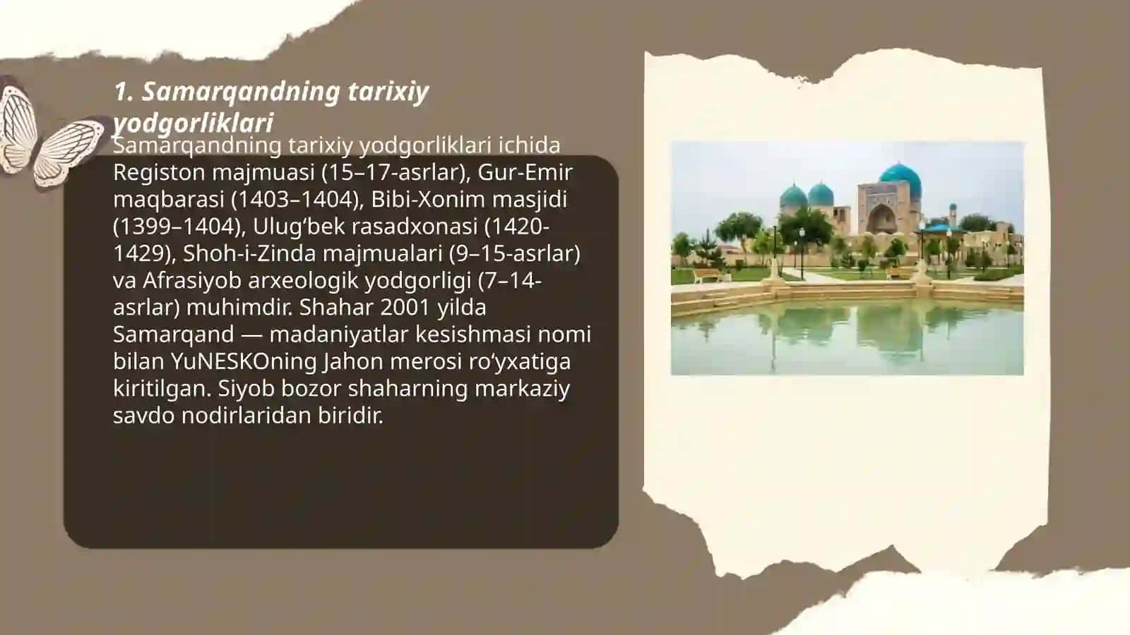Oʻzbekistonning Tarixiy shaharlari 3