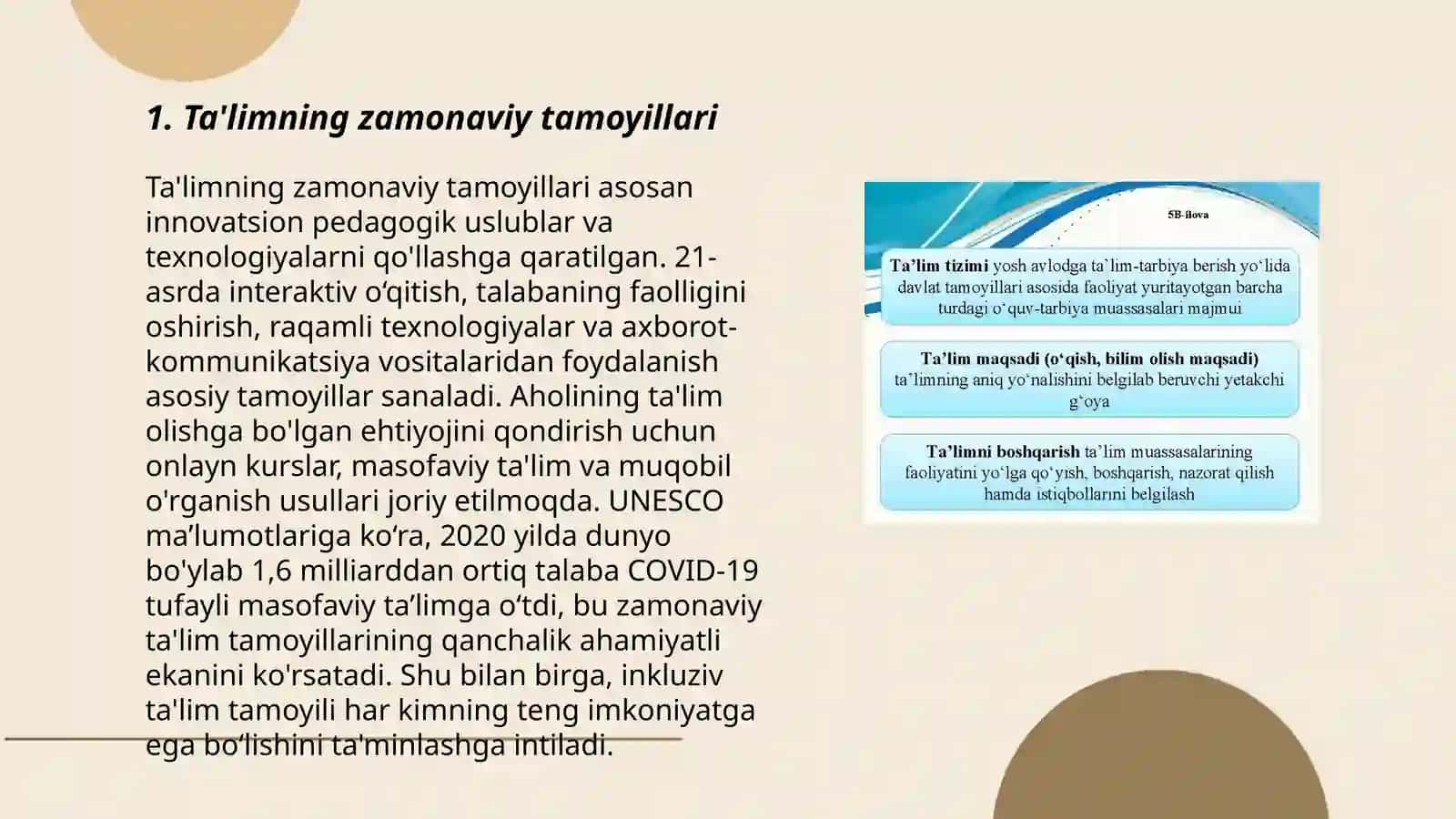 Ta'limning zamonaviy tamoyillari 3
