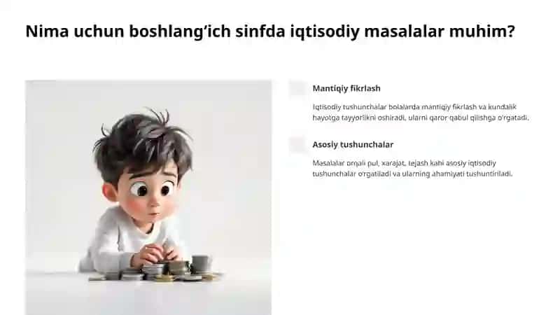 Boshlang‘ich Sinf Iqtisodi Masalalar 3