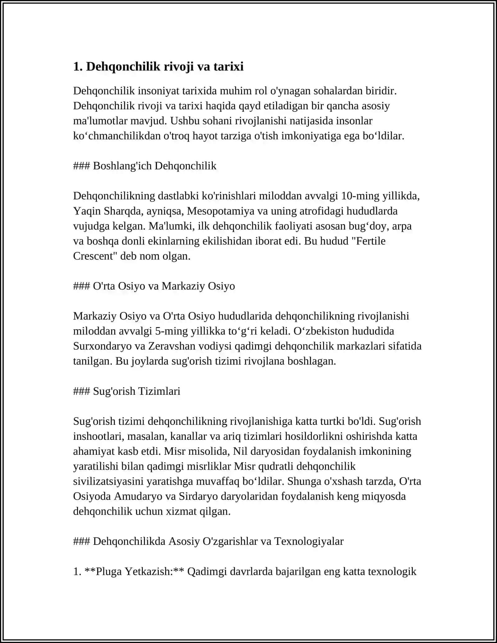 DEHQONCHILIK 3