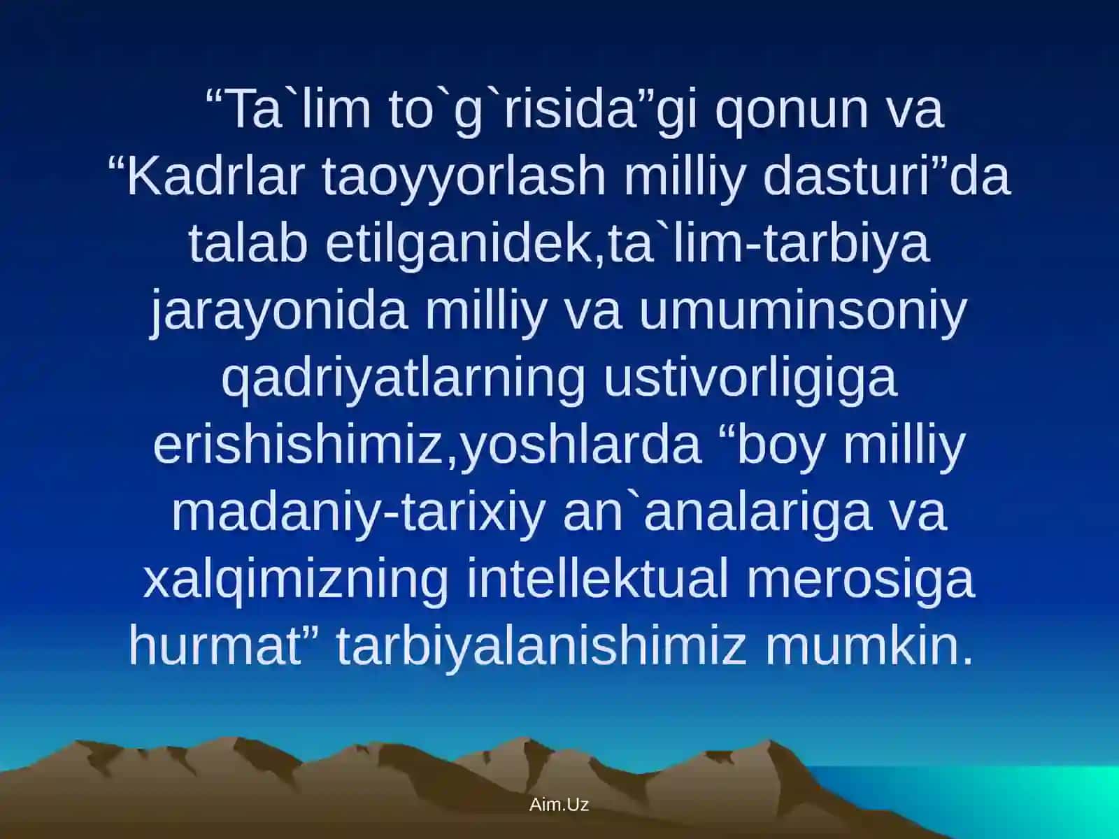 Turkistono`lkasida ma`rifiy – pedagogik fikrlarning shakllanishi 3