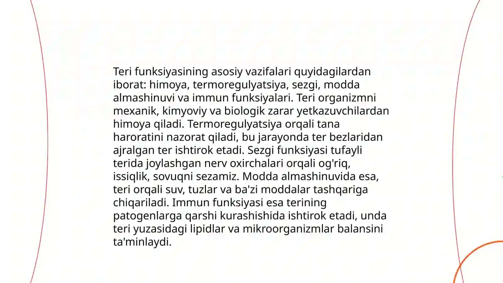 Teri funksiyasi 3