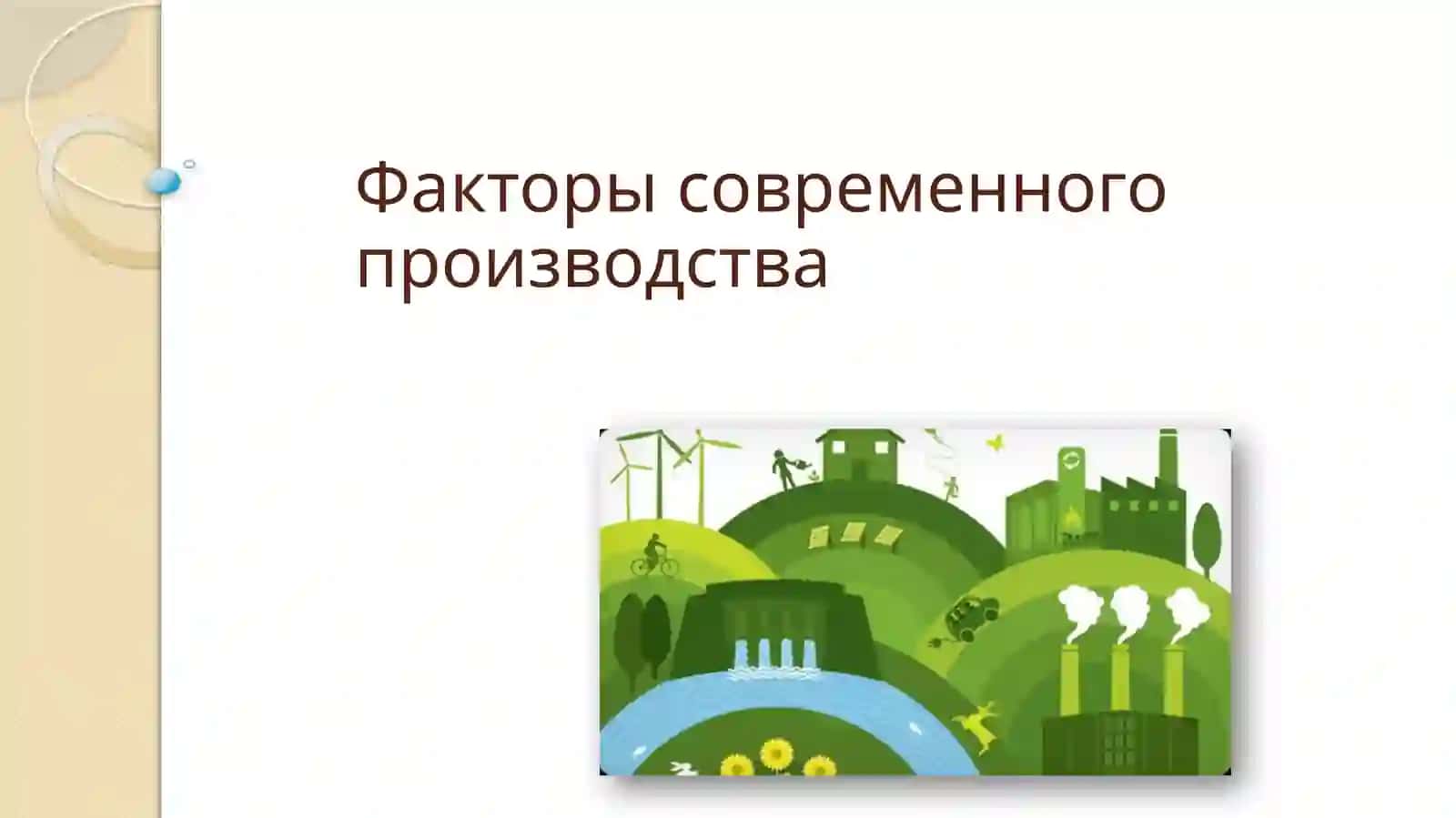Факторы современного производства 3