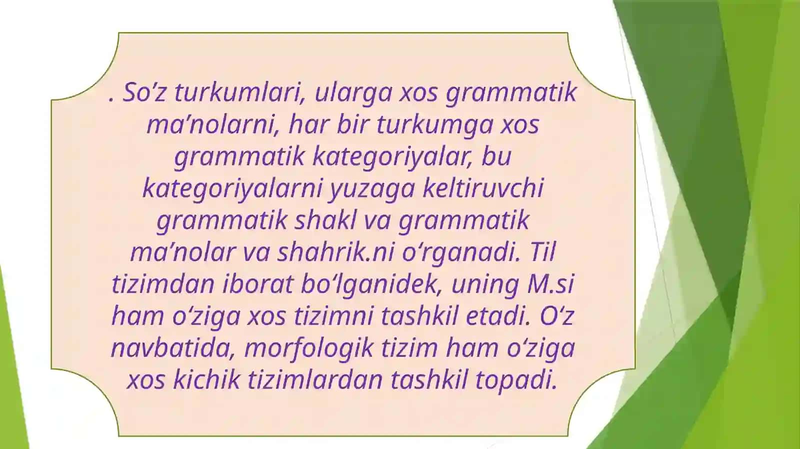 Marfalogiya haqida tushuncha 3