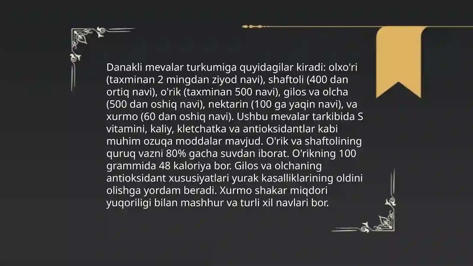 Danakli mevalar 3