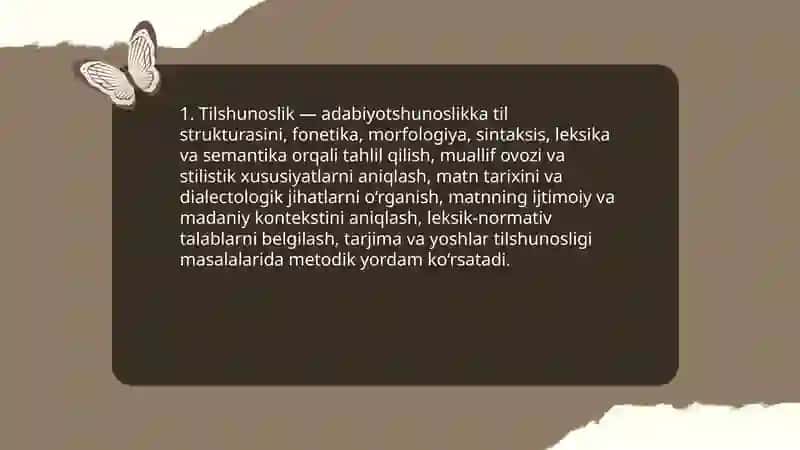 Adabiyotshunoslikning yordamchi sohalari 3