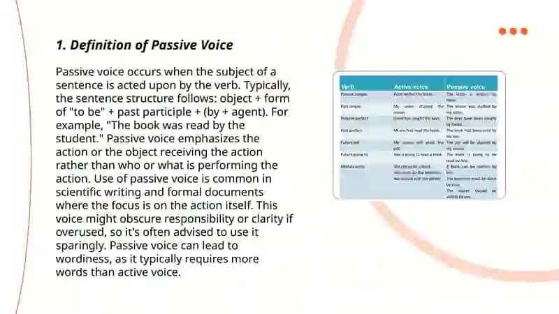 The Passive Voice in English Grammar 3
