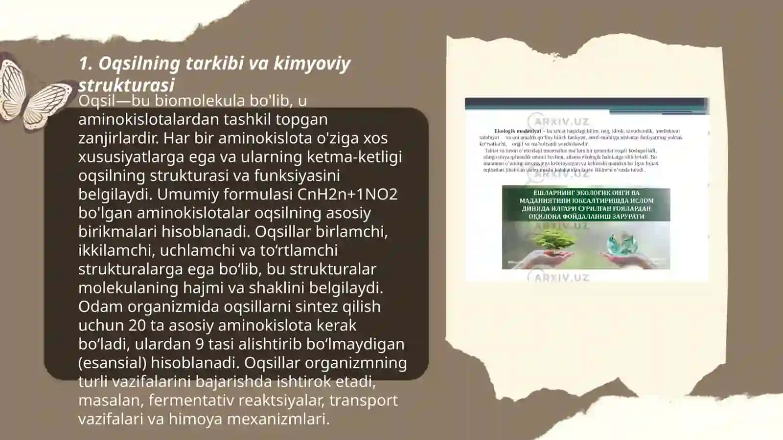 Oqsil haqida maʼlumot 3