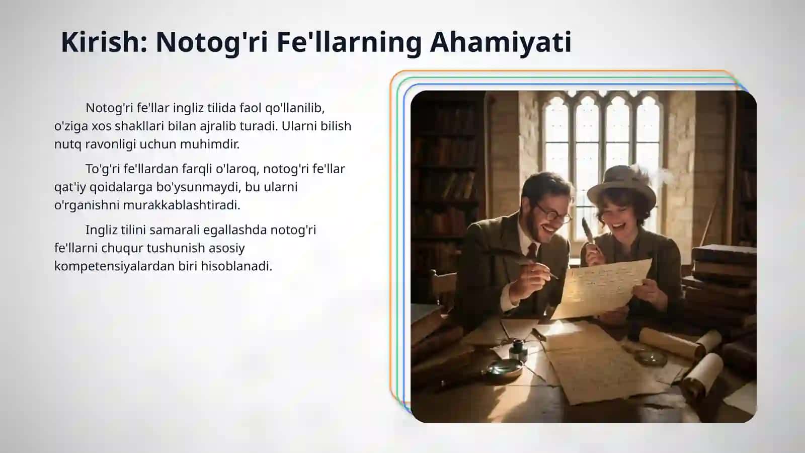 Ingliz tili Notogri fellar 3