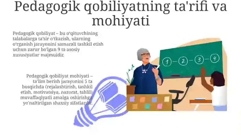 Pedagogik qobiliyatning mohiyati va turlari 3