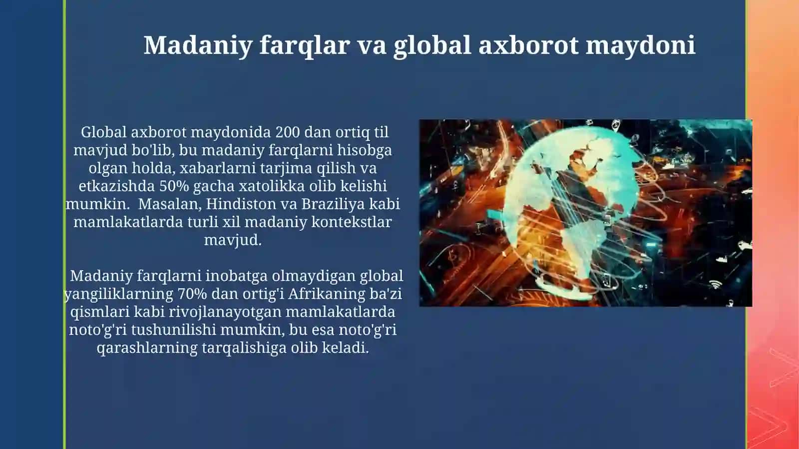 Madaniy farqlar va global axborot maydoni 3
