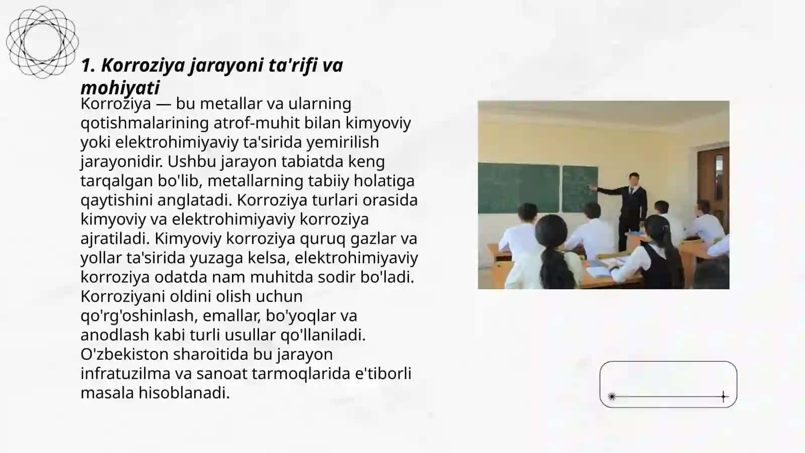 Karroziya jarayoni mexanizmlari 3