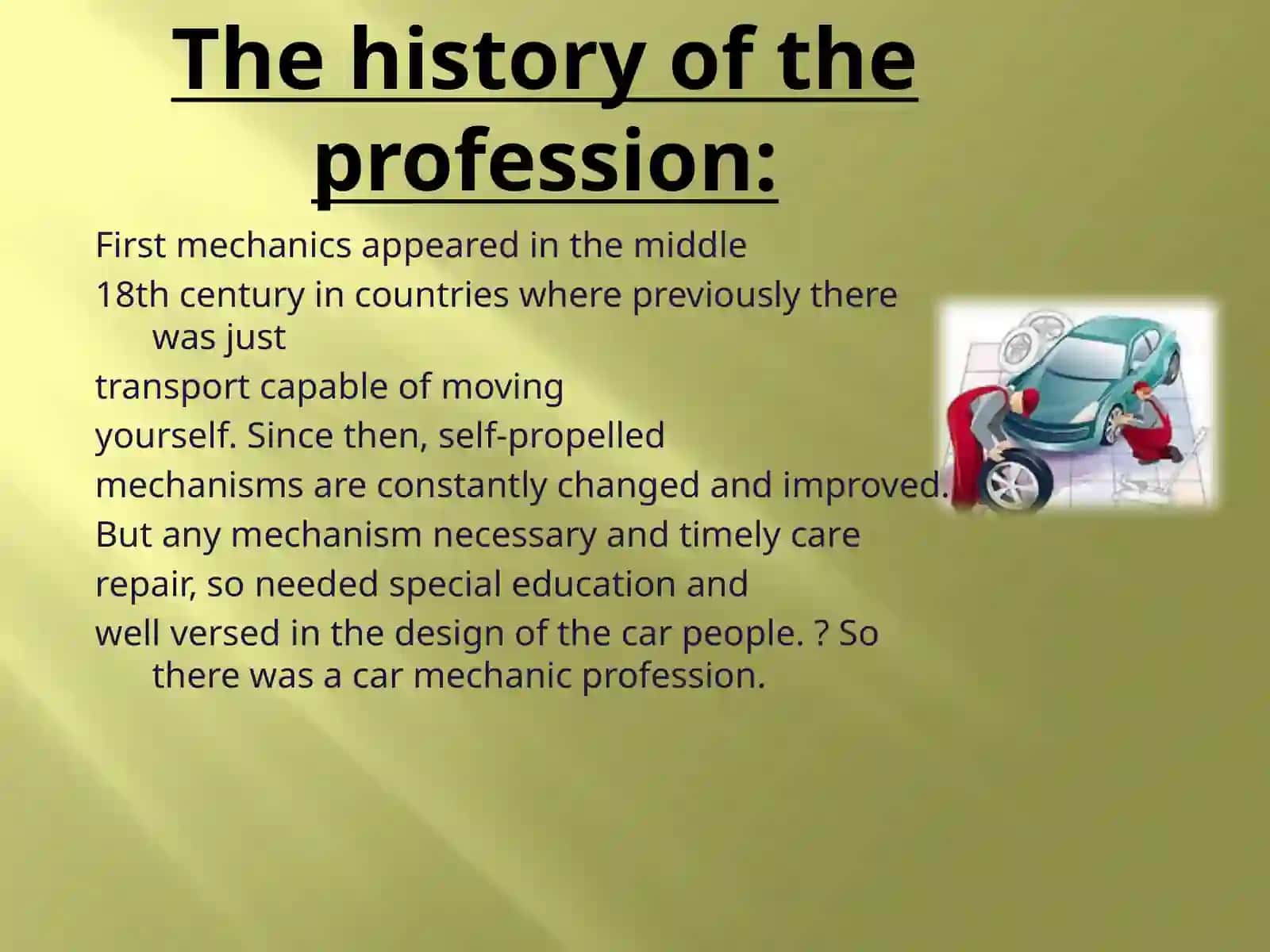 My future profession - Automechanika 3