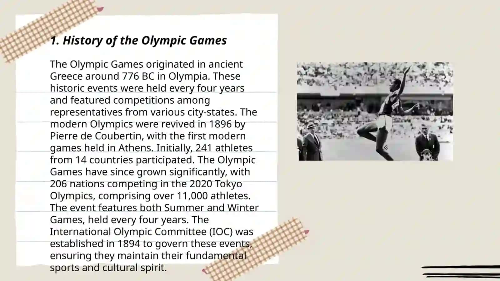 The Olympic Games 3