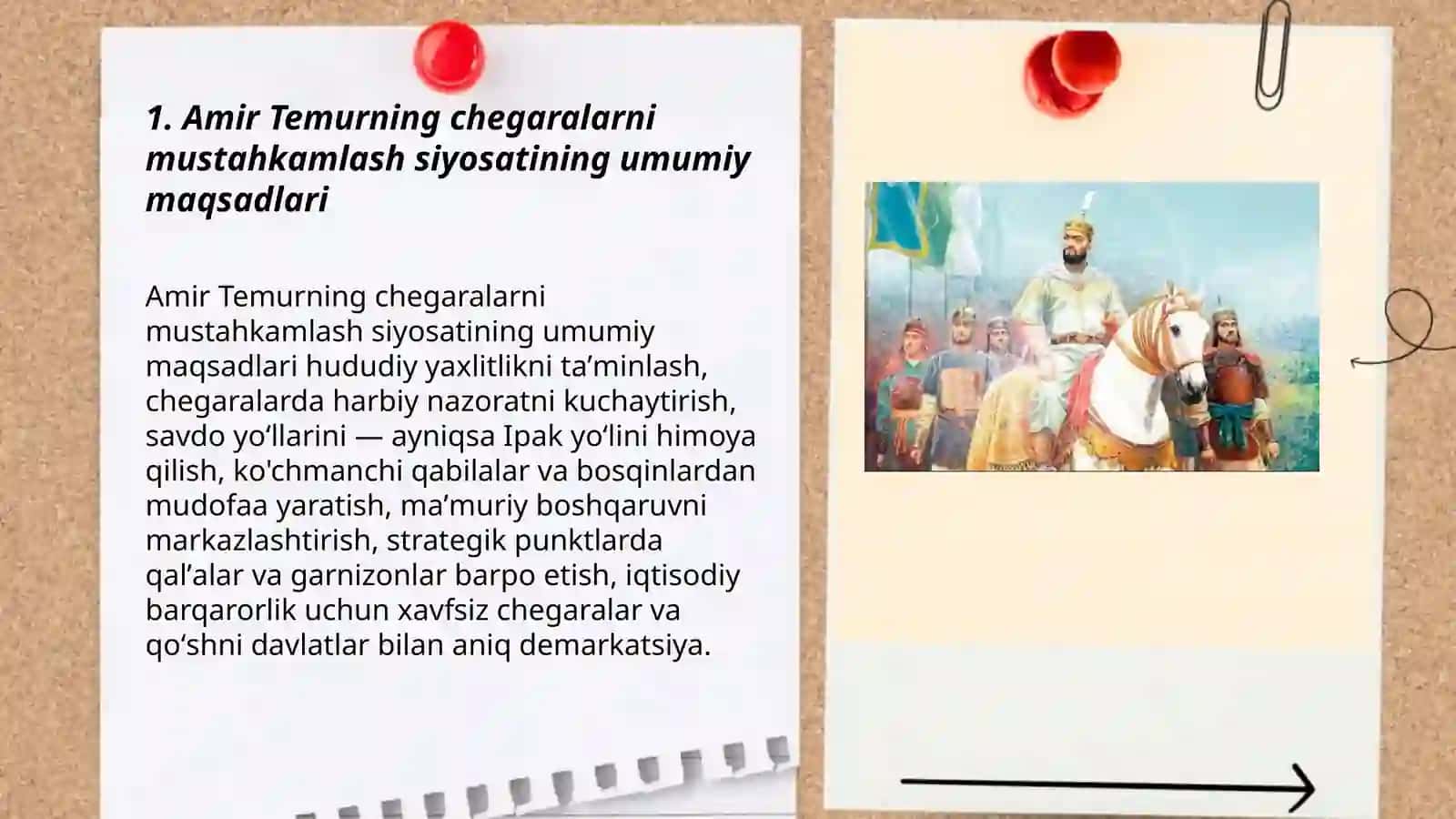 Amir Temurning davlat chegaralarini mustahkamlashi 3