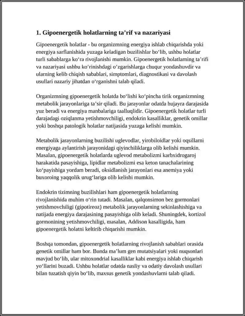 GIPOENERGETIK HOLATLAR 3