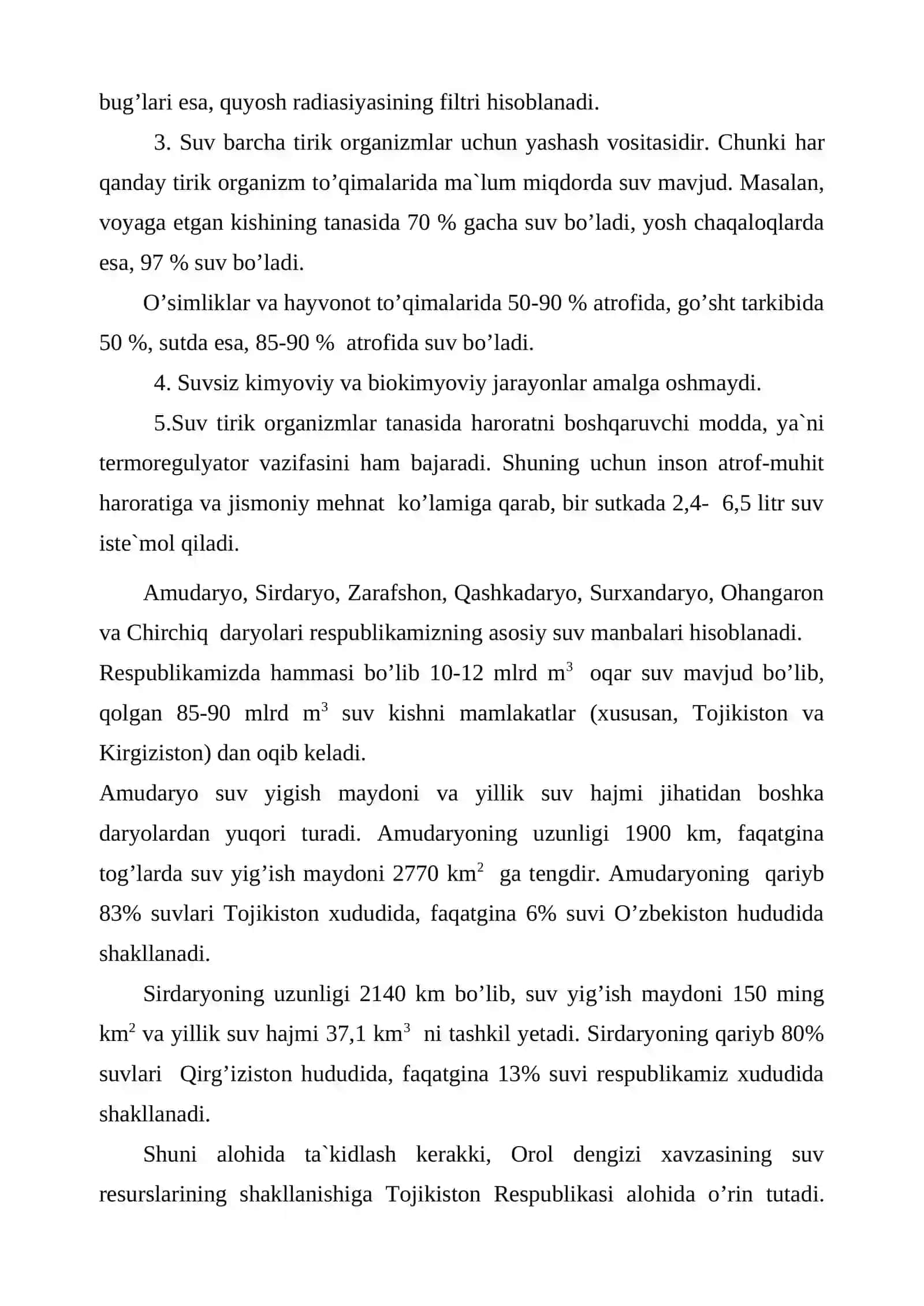 Suv zahiralari va gidrosfera 3