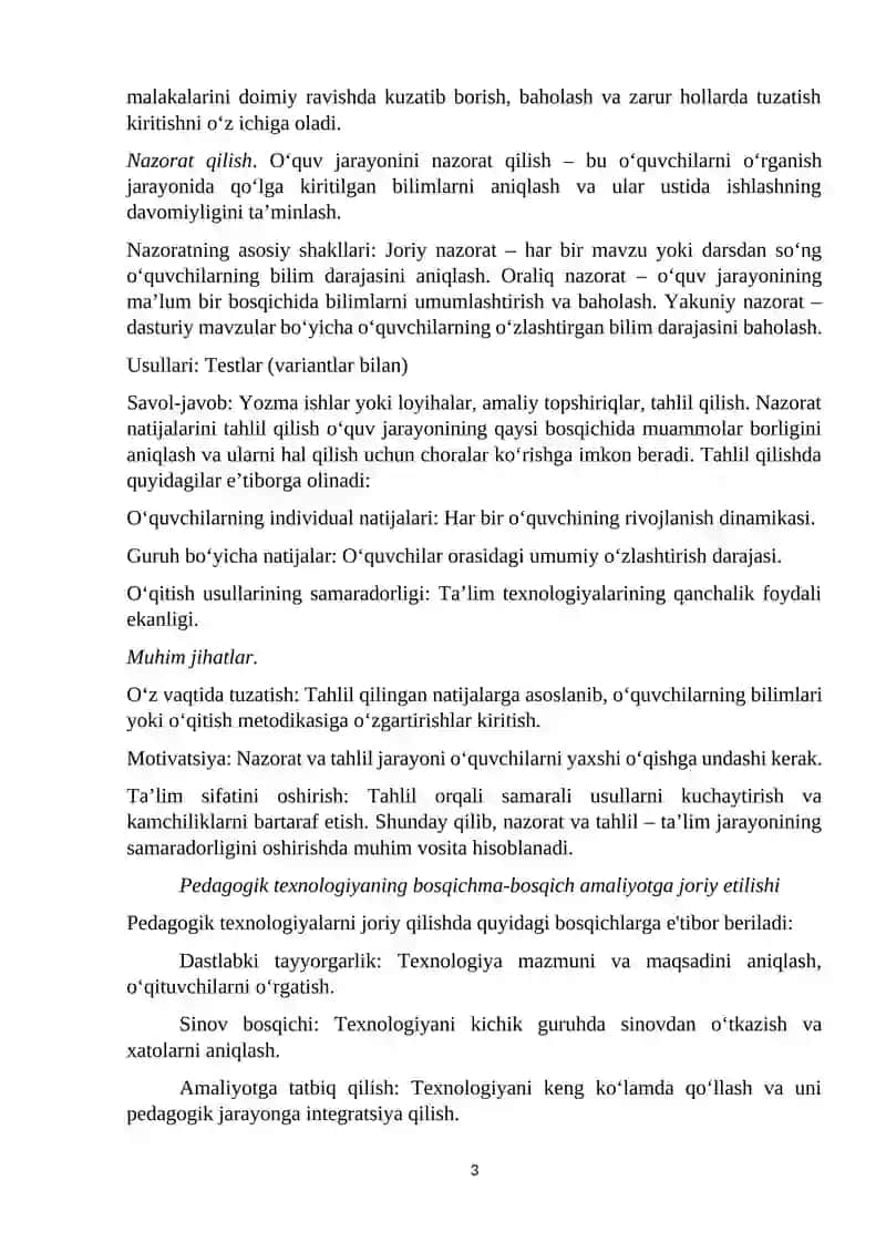 Pedagogika fanining taraqqiyot manbalari 3
