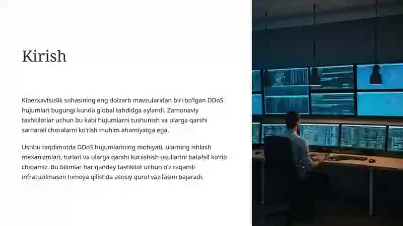 DDoS Hujumlari va Ularga Qarshi Choralar 3
