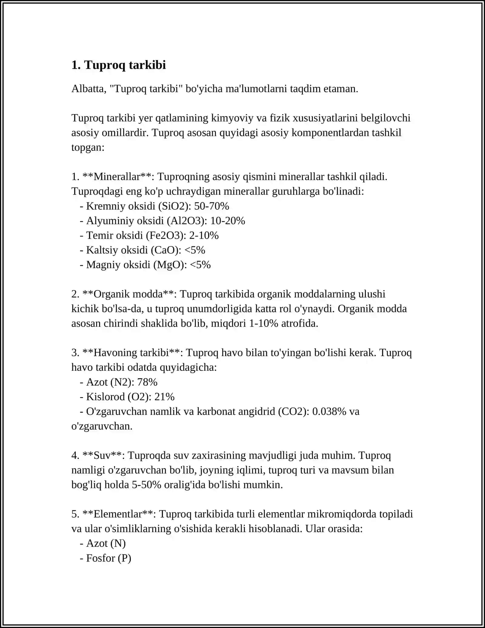 TUPROQNING MEXANIK TARKIBI 3