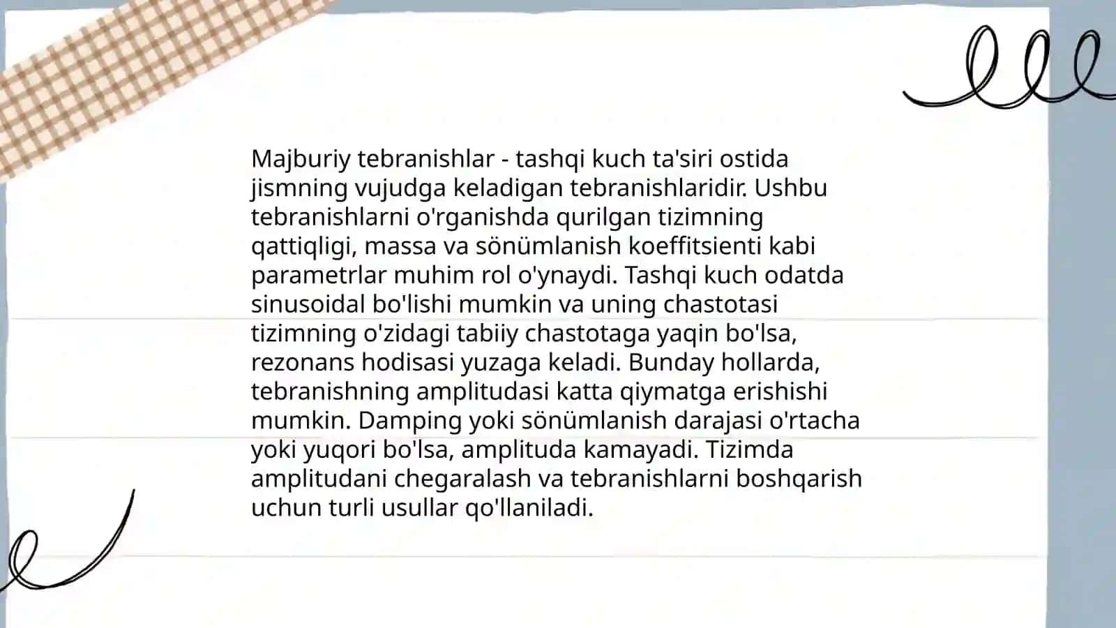 Majburiy tebranishlar 3