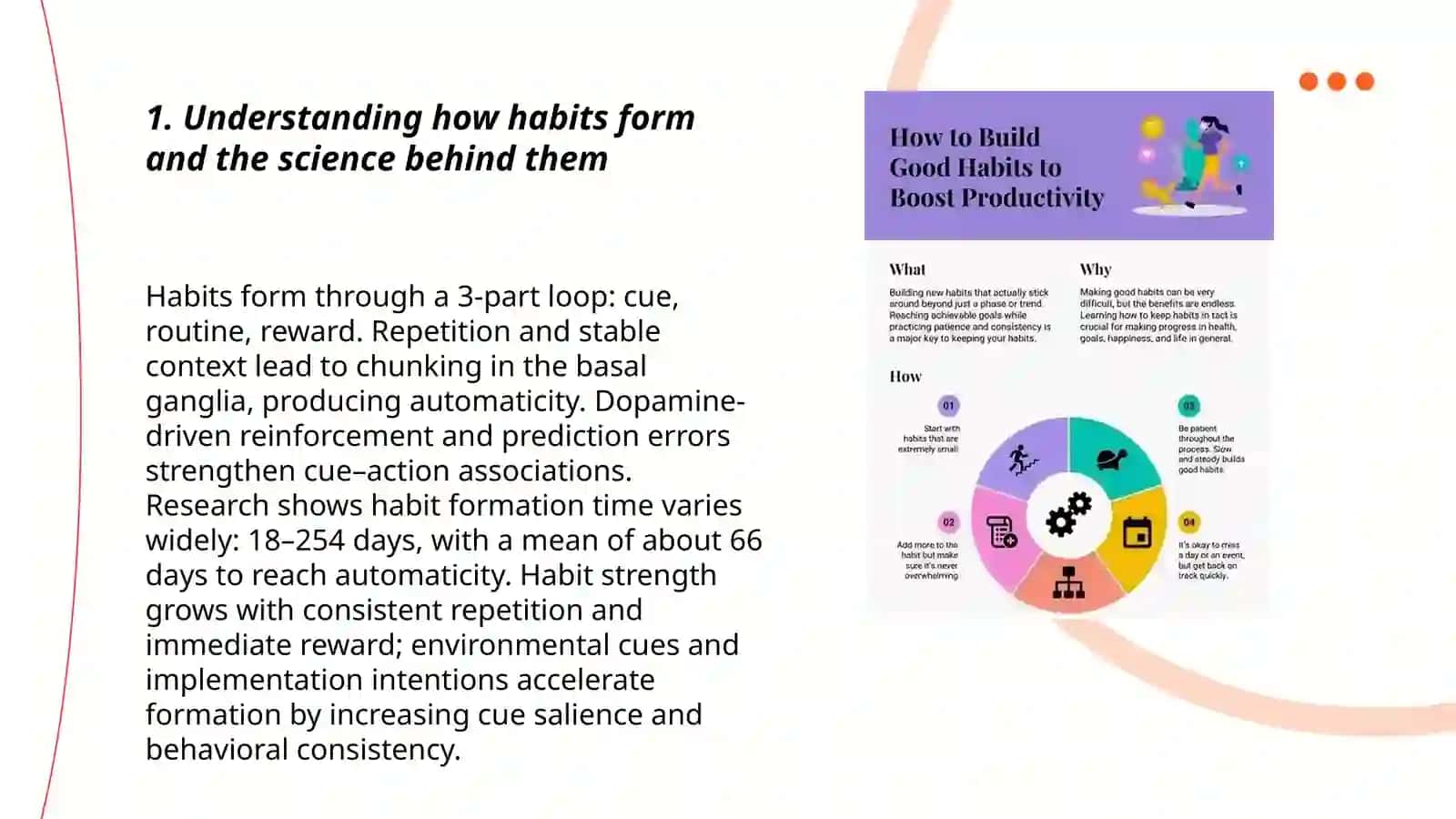 How to build good habits 3