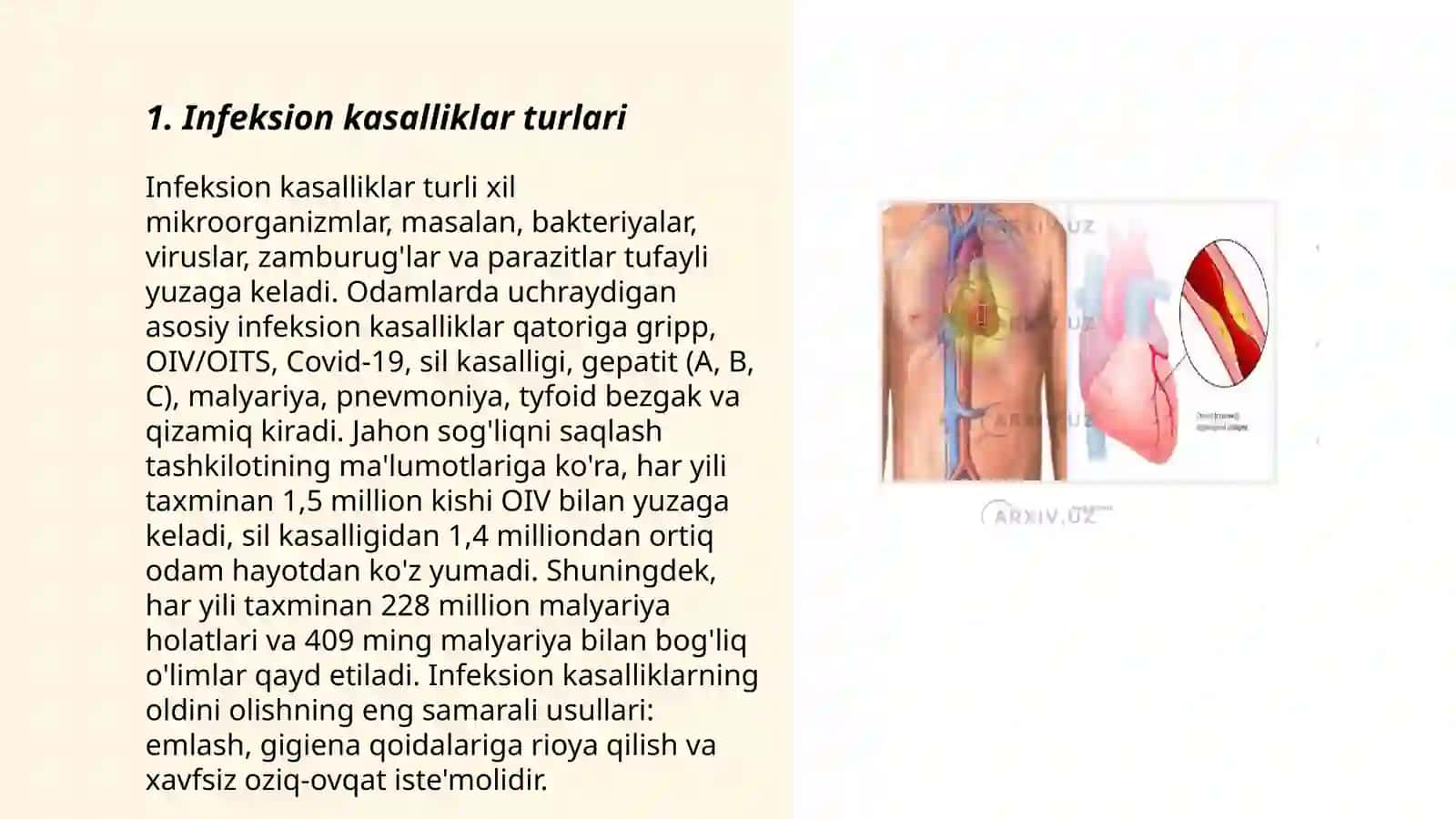 Infeksiya haqida tushuncha Infeksiyon kasaliklar 3