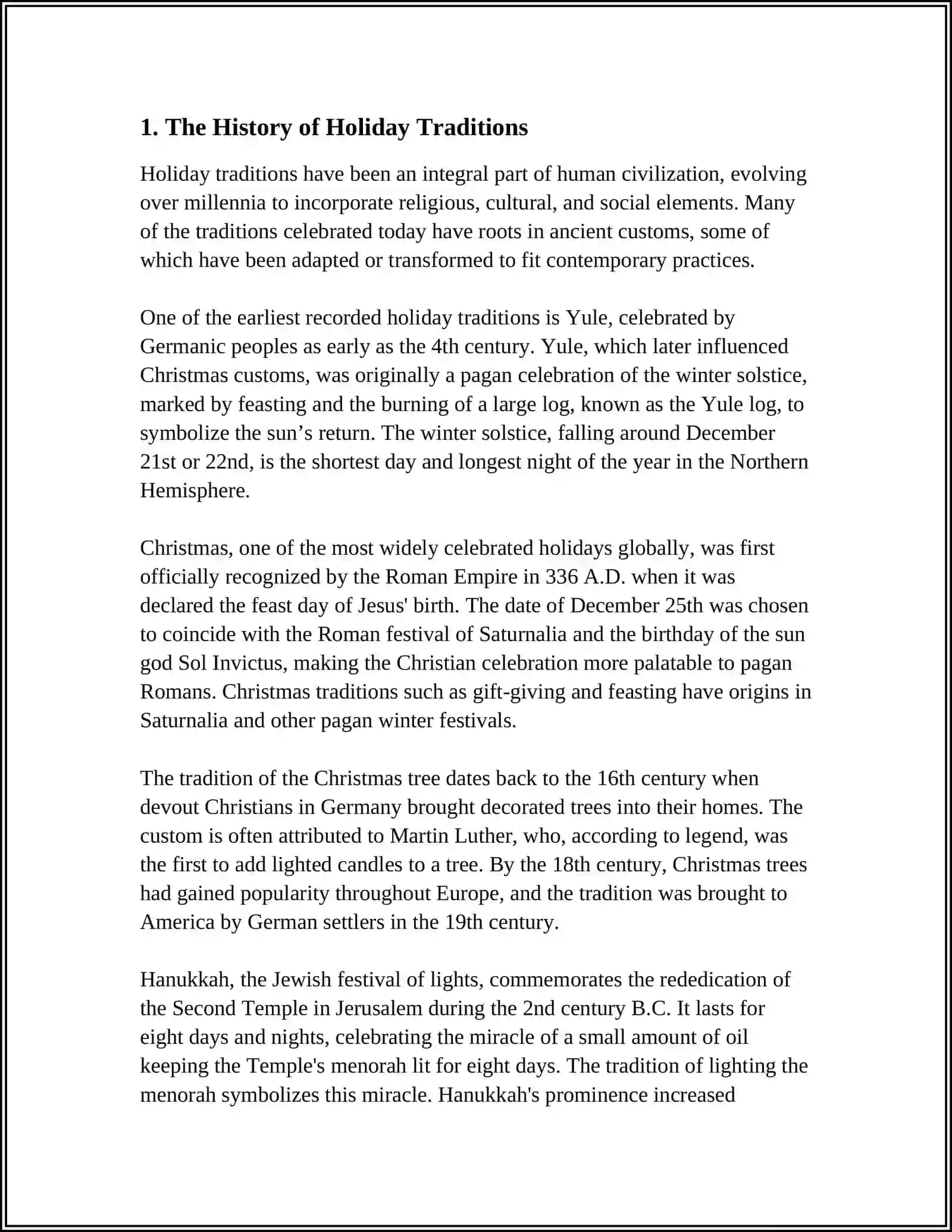 REFERAT Theme: HOLIDAYS 3