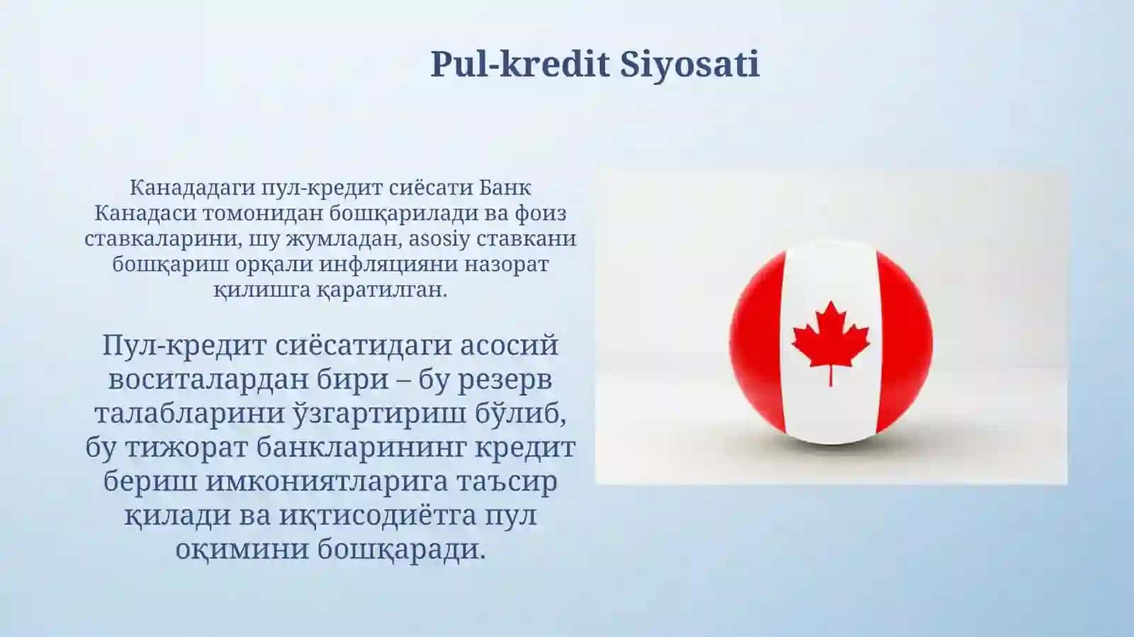 Davlat iqtisodiy roli Kanada 3