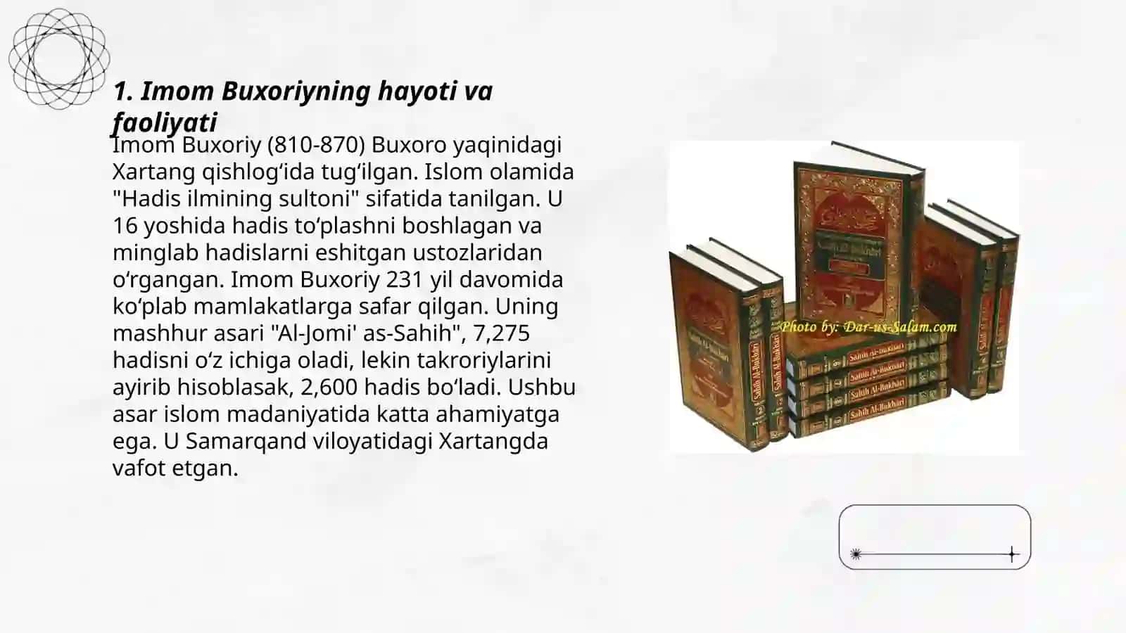 Imom Buxoriy buyuk muhaddis alloma 3