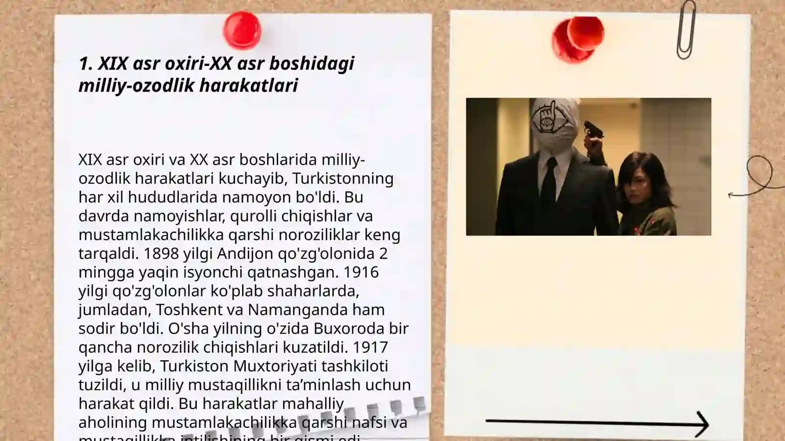 XIX asr oxirlari-XX asr boshlaridagi milliy-ozodlik harakatlari, ularning maqsadi va oqibatlari 3