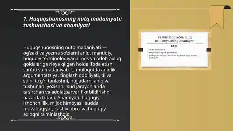 Huquqshunosning nutq madaniyati 3
