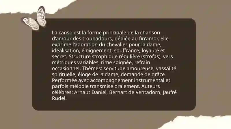 La lyrique de troubadours et ses genres principaux 3