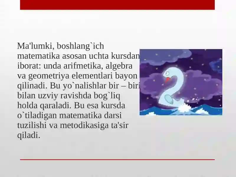 Boshlang'ich sinflarda matematika o'qitish o'quv vositalari 3