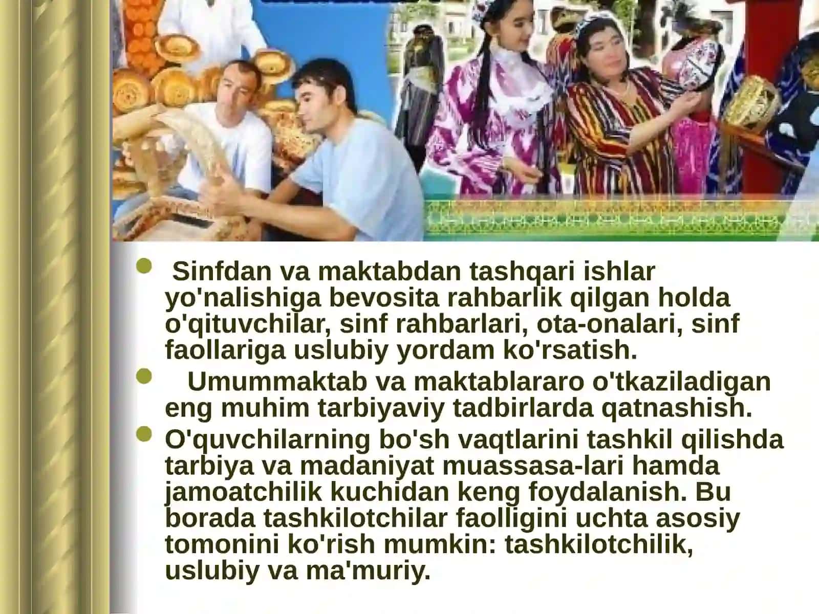 Tarbiyajarayonini amalga oshirish 3