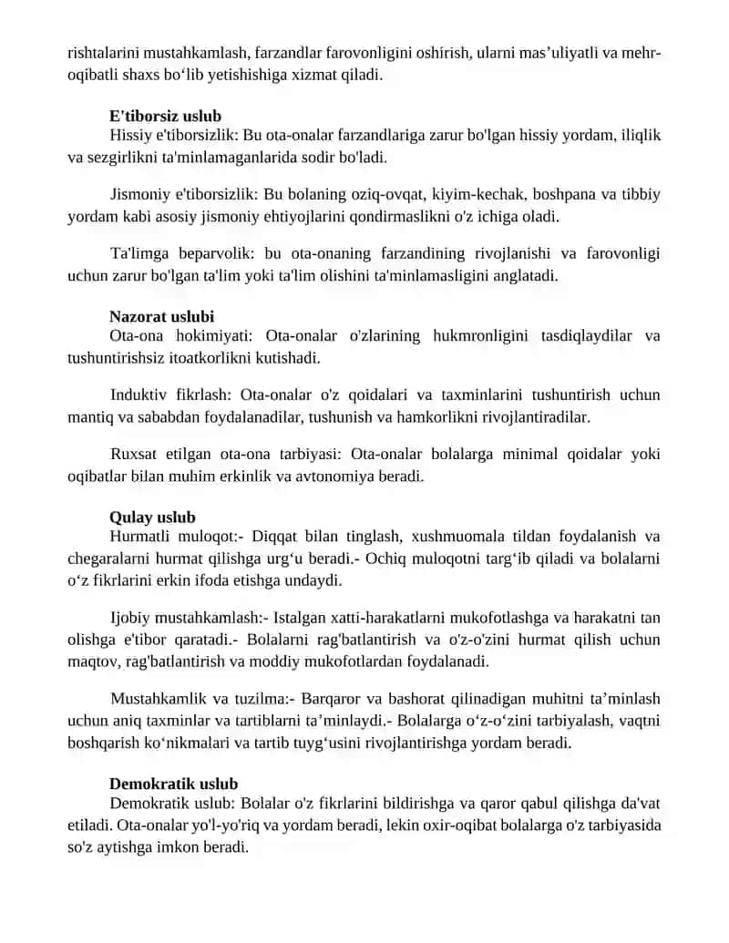 Oilaviy Tarbiya Uslublari Bunyodbek 3