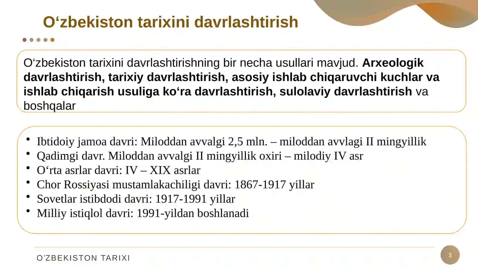O‘zbekistonning eng yangi tarixi 3