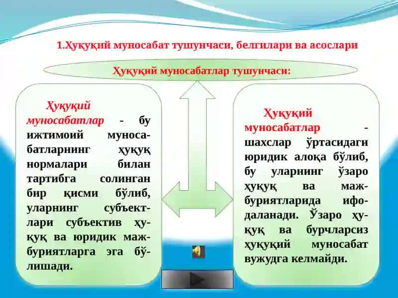 Хуқуқий муносабатлар 3