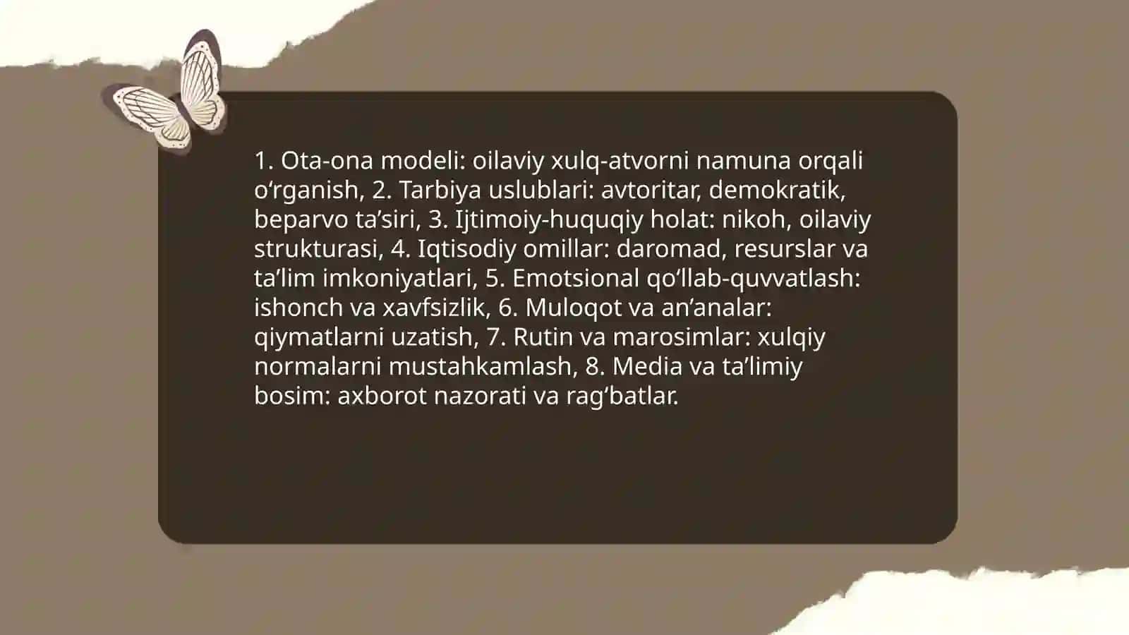 Ijtimoiylashtirishning omillari va mexanizmlari 3